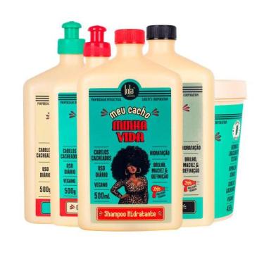 Imagem de Kit Lola Cosmétics Hidratação Meu Cacho Minha Vida - 5 Produtos - LOLA