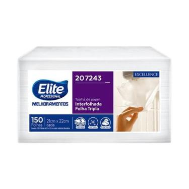 Imagem de Papel Toalha Interfolhado Elite Folha Tripla com 150 Folhas Melhoramen
