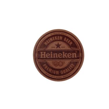 Imagem de Porta Copo Heineken Natural Mdf