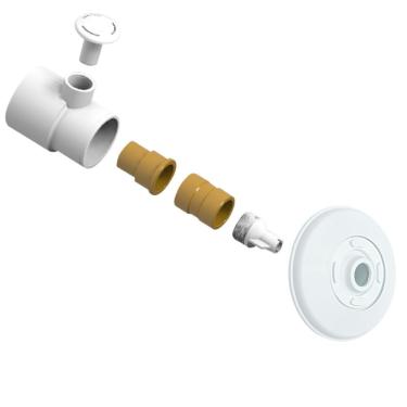 Imagem de Dispositivo Completo Para Hidromassagem Piscina De Alvenaria Em Abs