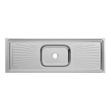 Imagem de Pia Inox Monobloco Concretada Forminox 1,50 Aço Inox