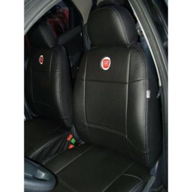 Imagem de Capa Banco Couro 100% Impermeável ORIGINAL Fiat Strada Cabine Simples 