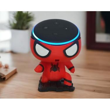 Imagem de Suporte Alexa Echo Dot 3 Homem Aranha Spider Man Marvel - Presente, decoração criativa, música, som, stand de mesa Amazon