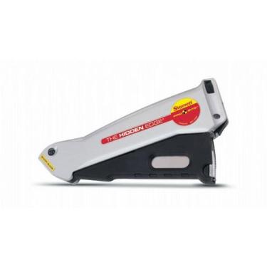 Imagem de Estilete starrett de seguranca hidden edge laminas trapezio