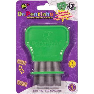 Imagem de Pente Fino de Aco Inox para remocao de Piolhos e Lendeas 1, - Dr Penti