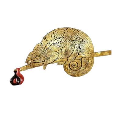 Imagem de Papel De Parede 3D Animais Pop Art Camaleão Pet 3,5M Pxa24 - Você Deco