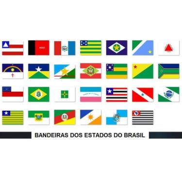 Imagem de Bandeiras Dos Estados do Brasil 27 unidades 80cmx140cm Tecido Oxford 1