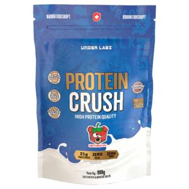 Imagem de Protein Crush Whey Protein Concentrado Refil 900g Morango - UNDER LABZ