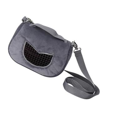 Imagem de YOUTHINK Bolsa Portátil Portátil de Hamster Respirável para Pequenos Animais de Estimação de Flanneliette de Flanneliette para a Cobaia Cililla Com Alça de Ombro para Viajar (M)