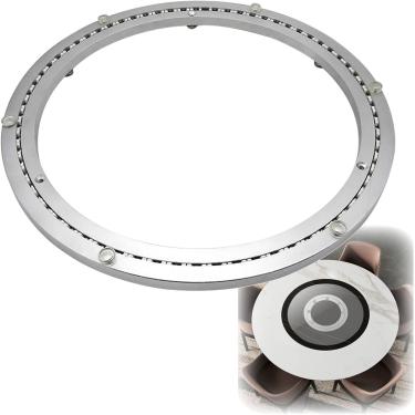 Imagem de Rolamento De Mesa De Base De Plataforma Giratória Preguiçoso De Susan Para Serviço Pesado, Rolamento De Esferas Liso De Liga De Alumínio 8in 16in 20in 24in, 360 Gra, 20 inches (500mm)