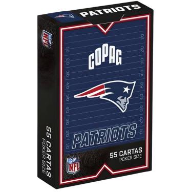 Imagem de Baralho de Cartas NFL New England Patriots 55 Cartas Copag