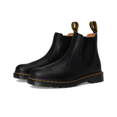 Imagem de Dr. Martens Botas Chelsea de couro unissex adulto 2976, Preto, 10 Women/9 Men