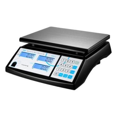 Imagem de Balança Computadora Elgin Dp30-t Com Bateria - Até 30kg/10g, Preto, 11