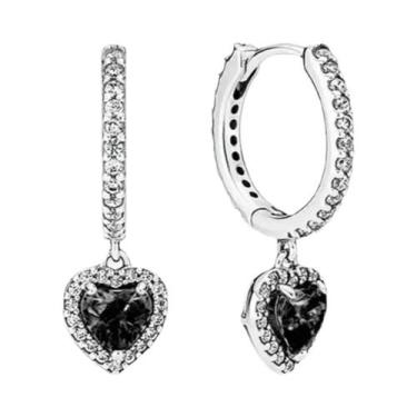 Imagem de Conjunto De Colar E Brincos De Prata S925 Feminino Joias De Luxo Prese