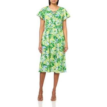 Imagem de Stella Parker Roupa feminina de verão casual para viagem, vestido de verão para resort, saída de praia, vestido de férias, Envy Multi, G