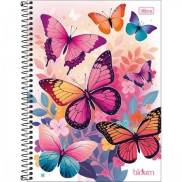 Imagem de Caderno De 10 Materias Feminino Bloom 160fls Capas Sortidas - Tilibra