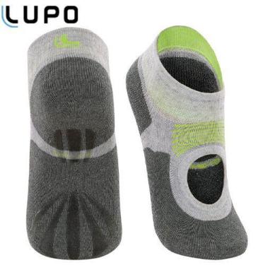 Imagem de Meia Sapatilha Pilates Lupo - REF. 3286, Amarelo, 33 a 36