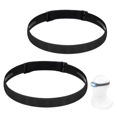 Imagem de Faixa elástica de substituição para a cabeça, adequada para a maioria dos faróis Black Diamond Petzl Princeton Tec Energizer Pelican Fenix Streamlight, faixa confortável de 2,5 cm de largura - pacote