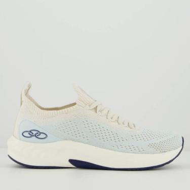 Imagem de Tênis Olympikus Essential 3 Feminino Azul e Branco, 36