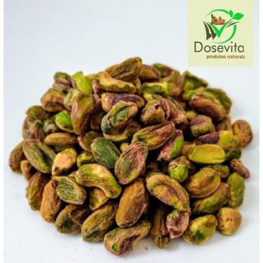 Imagem de Pistache inteiro, sem casca, cru, com 500g (embalado á vácuo) - Dosevi