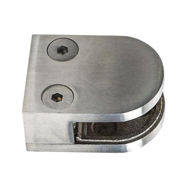 Imagem de BLWOTMOR Grampo de Vidro para Corrimão de Escada, Acessórios de Fácil Instalação, Acessórios de Corrimão Resistentes, Suporte de Vidro para, Parede de, Digite a por 10mm, Tamanho real