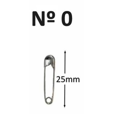 Imagem de Alfinete De Segurança Nº 0 Sekich C/ 100 Unidades 2,5 cm