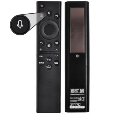 Imagem de Controle remoto de voz de substituição para Samsung Smart TV: compatível com BN59-01385A (versão solar), para todos os 2019 a 2025 Smasung Curved Crystal UHD QLED The Frame NEO QLED 4K 8K Smart TV