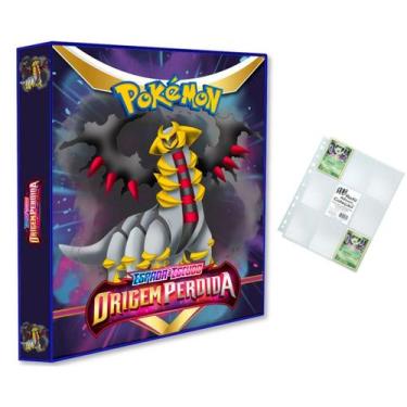 Imagem de Álbum Pasta Fichário Pokemon com 10 Folhas YES 9 Bolsos Espada e Escud