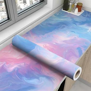 Imagem de NYZE Papel de parede vintage descasque e cole papel de parede autoadesivo moderno papel de parede removível para decoração de armário de quarto 39,3L x 16W