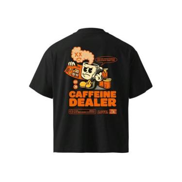 Imagem de Camiseta Larga Oversized Malha Conforto Café Basica Moda - NoBrand, Pr