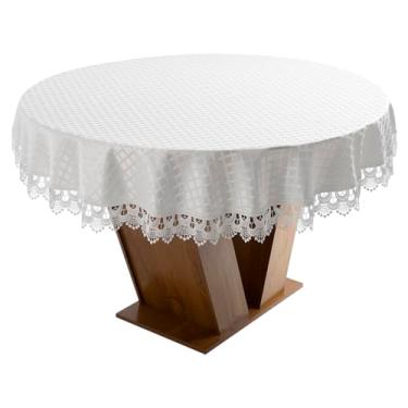 Imagem de Rafimex, Toalha de Mesa Red 4-6 Lugares Branca Impermeável Rafimex