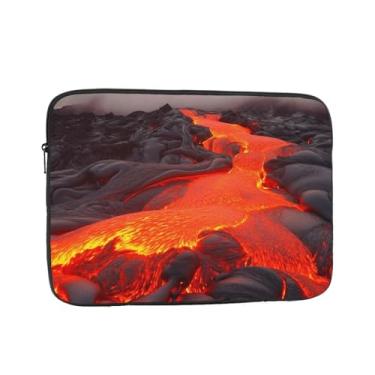 Imagem de Capa protetora para notebook Red Lava de 17 polegadas à prova de choque, resistente à água, bolsa para computador, bolsa para computador portátil, para homens e mulheres