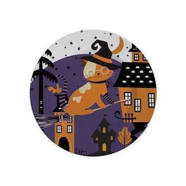 Imagem de Conjunto com 6 Pratos de Sobremesa Sweet Tasty Halloween Ø21cm - Allea