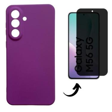 Imagem de Capa + Pel 3D Privativo Compatível Com Samsung Galaxy M56 5G - Db