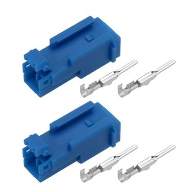 Imagem de YINETTECH Adaptador de reparo de carro de 2 pinos com terminal 174460-2 14-0306 para linha de carro