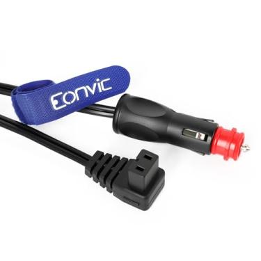Imagem de Eonvic Cabo de alimentação de geladeira de carro 12V/24V plugue de isqueiro cabo de extensão de carro para Cool Box Dometic, Alpicool, Waeco CF, ARB, Setpower, ICECO, Mobicool FR40 (3M)