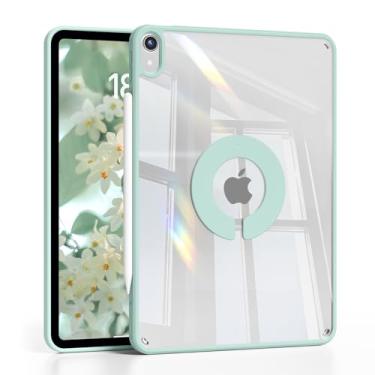 Imagem de GKABXY Capa magnética para iPad Air 11 polegadas M3/M2 (2025/2024), iPad Air 5ª/4ª geração (2022/2020) 10,9 polegadas capa traseira transparente, moldura de TPU macio e parte traseira transparente