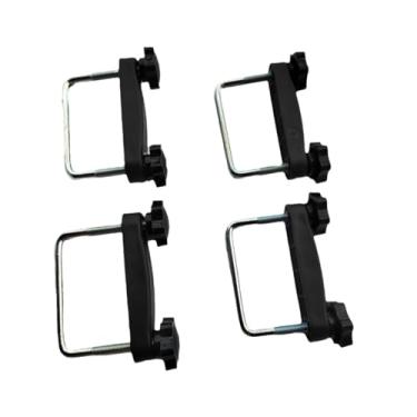 Imagem de NITAGO Conjunto de 4 Grampos de Parafuso em U para Rack de Teto, Retentores de Estrutura de Bagagem para Veículos, Diâmetro interno 6 cm