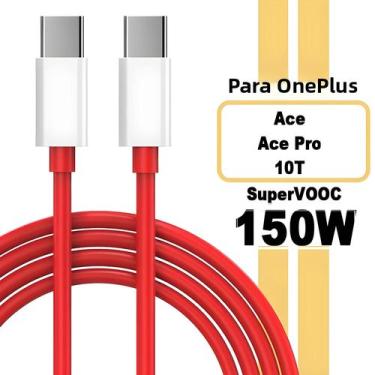 Imagem de 150W SUPERVOOC Cabo Carregador Rápido USB Tipo C 8A Para Oneplus Ace 2