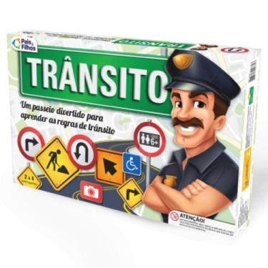 Imagem de Jogo De Mesa Tabuleiro Trânsito Pais & Filhos