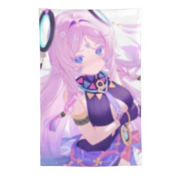 Imagem de LIEGBMEU Sexy Bikini Hot Anime Girl Tapeçaria 152.4 cm x 228.6 cm Interior Exterior Wall Quilt Art Decoração de Tapeçaria Caprichosa, AF403
