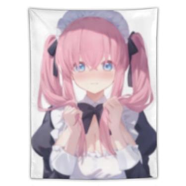 Imagem de LIEGBMEU Tapeçaria Sexy Hot Anime Girl 152.4 cmx203.2 cm Wall Quilt Art Whimsical Tapestry DecorationAF317