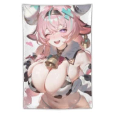 Imagem de LIEGBMEU Sexy Bikini Hot Anime Girl Tapeçaria 101.6 cm x 152.4 cm Interior Exterior Wall Quilt Art Decoração de Tapeçaria Caprichosa, AF279