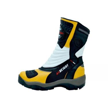Imagem de 952AT-Bota Cano Alto Motociclismo Couro Palmilha + 9cm amar-Masculino
