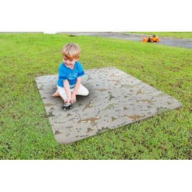 Imagem de Tapete Infantil Emborrachado Tipo Pracinha 130x150cm – Antiderrapante, Impermeável, Colorido e Seguro