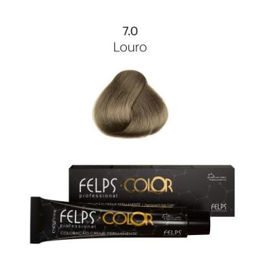 Imagem de Coloração Profissional Felps Color Louro 7.0 (Base) - 60g