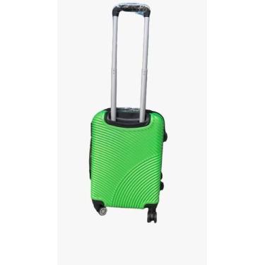 Imagem de Mala Bordo Viagem Pequena ANAC ABS 55x35x25 Rodinhas 360 Cadeado Códig