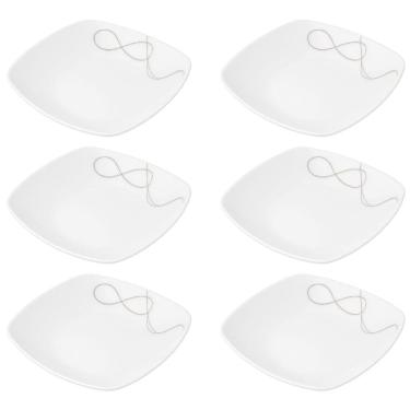 Imagem de Conjunto de 6 Tigelas Bolw Luxo Porcelana Italiana Bugatti