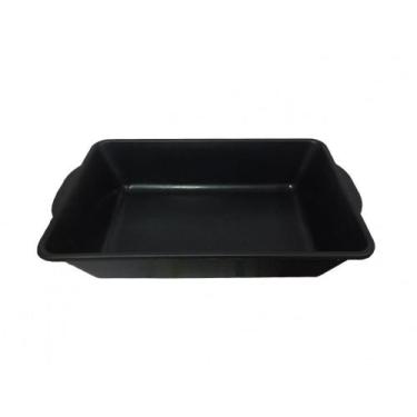 Imagem de Kit 35 Caixa Massa Plástica Preta 20 Litros - Gerplast