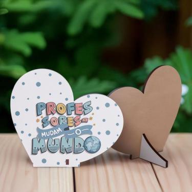 Imagem de Kit 30 Lembrancinhas MDF Dia dos Professores - R9 Decor, Modelo 2